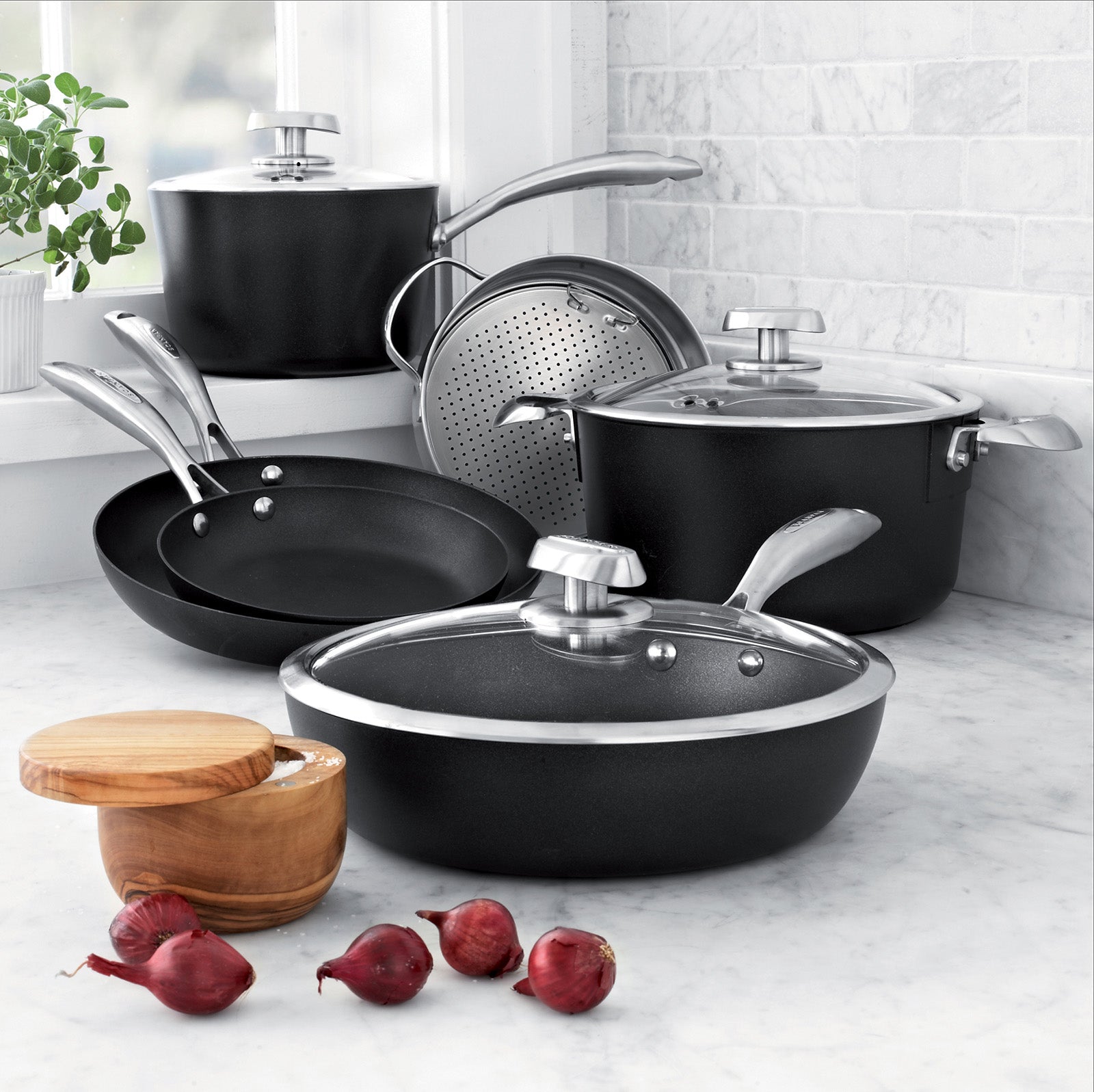 Scanpan Pro IQ 2 Piece 9" and 11" Fry Pan Set