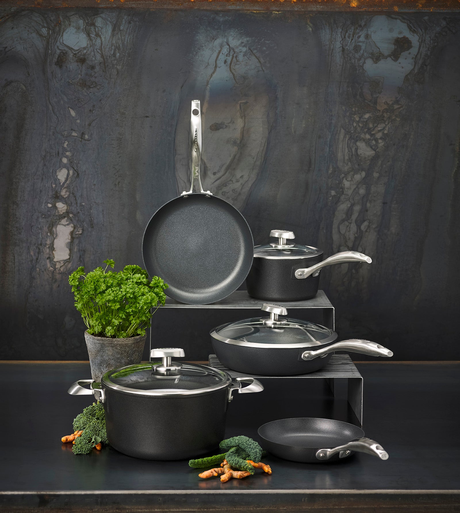 Scanpan Pro IQ 9 Piece Cookware Set