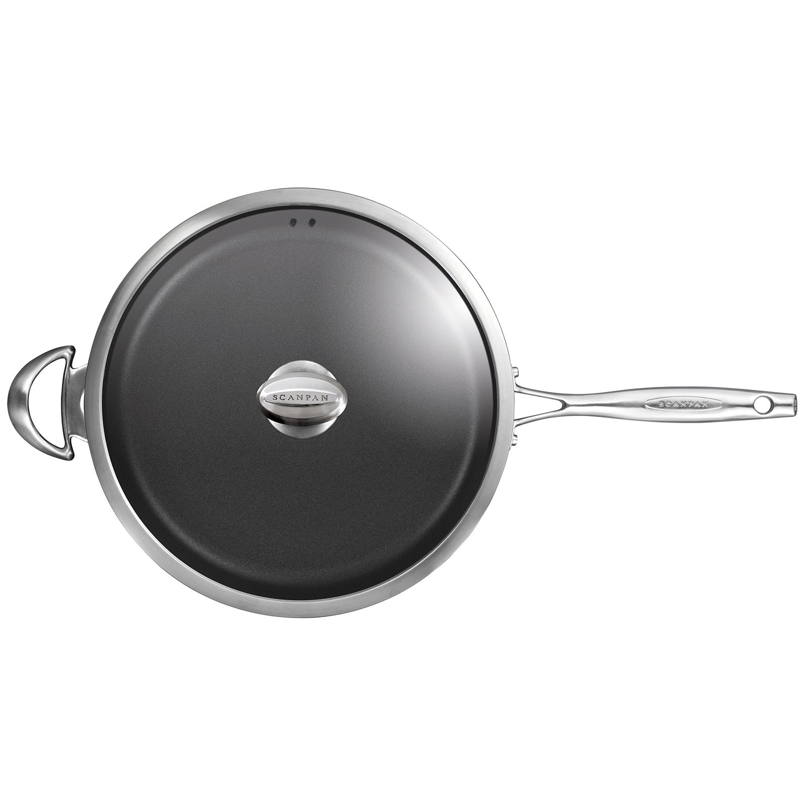 Scanpan Pro IQ 12.5 Inch Covered Saute Pan, 4.25 Quart