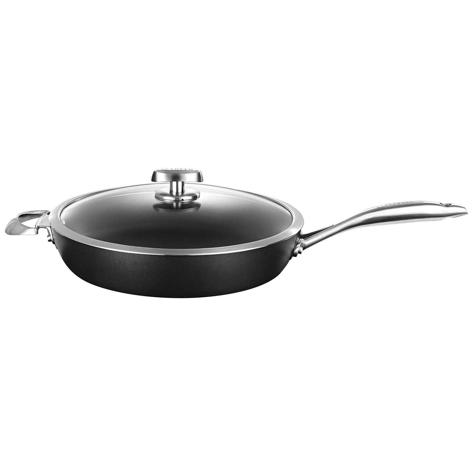 Scanpan Pro IQ 12.5 Inch Covered Saute Pan, 4.25 Quart
