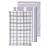 MU Kitchen Terry Kitchen Towel, Set of 3, Stainless