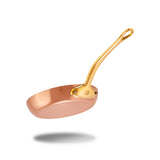 Mauviel M'Heritage 200 B 2mm Copper & Stainless Steel Frying Pan With Brass Handles, 10.24-in
