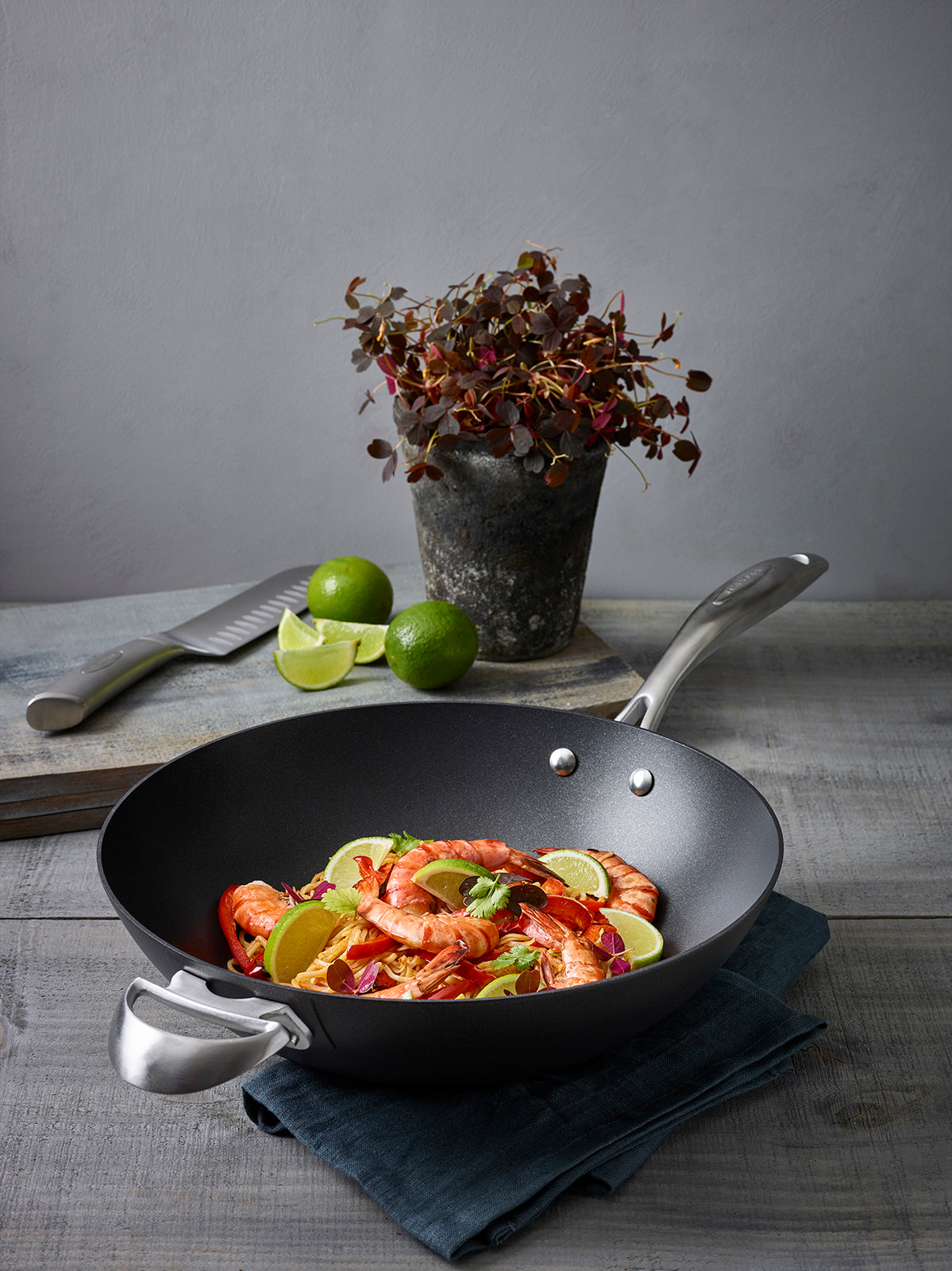 Scanpan Pro IQ Stratanium 12.5-Inch Nonstick Wok
