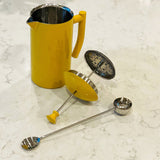 Frieling Double-Walled Stainless Steel French Press Coffee Maker, 34 fl oz, Sunshine Yellow