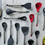 Cuisipro Silicone & Stainless Steel 12.25-Inch Ladle, Gray