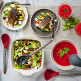 Cuisipro Silicone & Stainless Steel Spoon, Red