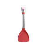 Cuisipro Silicone & Stainless Steel Wok Turner, Red