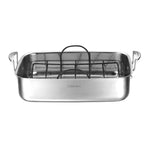 Cuisinart Chef's Classic Stainless 15" Stainless Steel Roaster w/ Non-Stick Rack