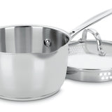 Cuisinart Chef's Classic Stainless 2 Qt. Cook and Pour Saucepan w/Cover