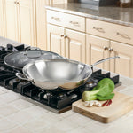 Cuisinart Chef's Classic Stainless 14" Stir-Fry w/Helper Handle & Glass Cover