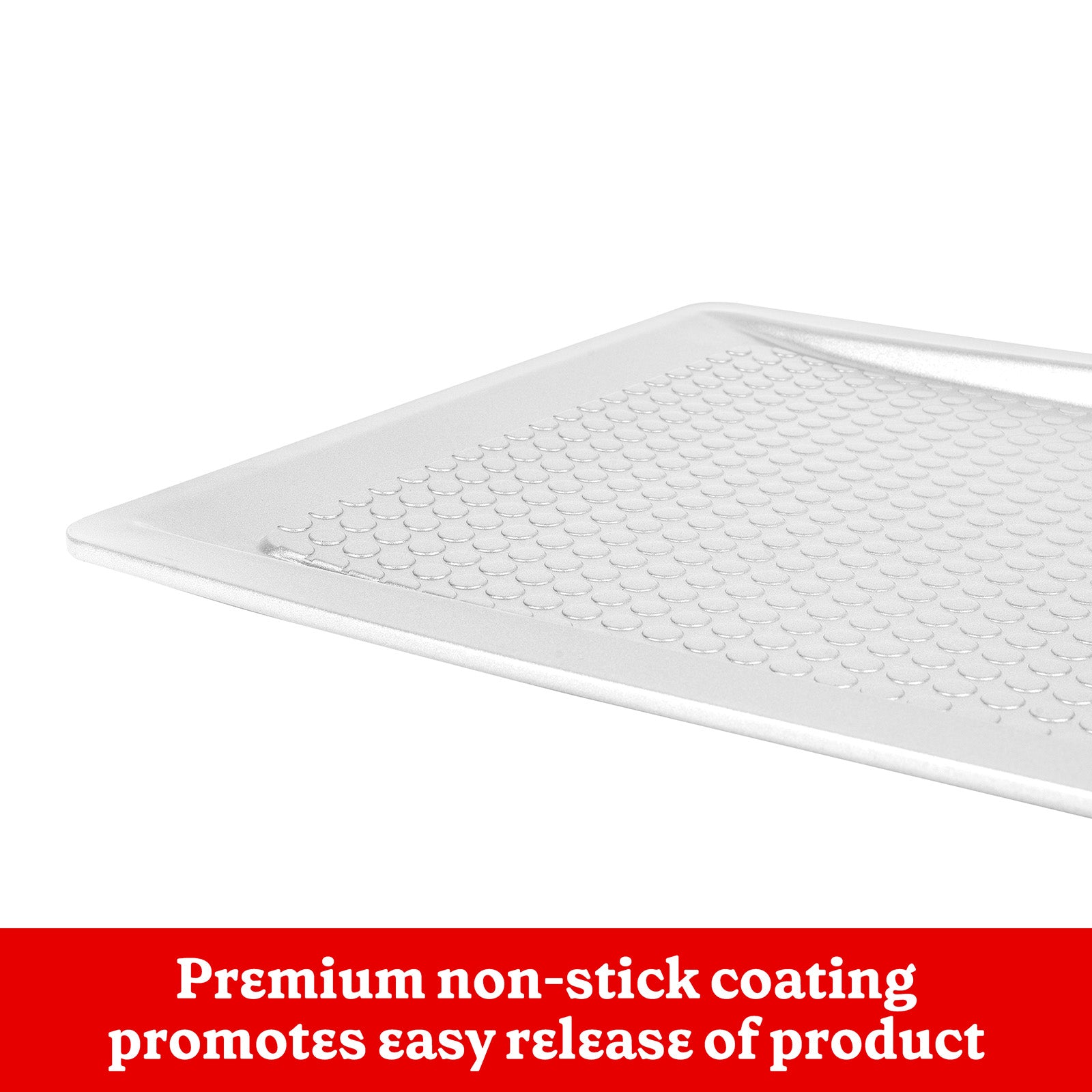 Betty Crocker Carbon Steel Easy Slide 18.5 x 11.5 x 1 Inch Baking Sheet