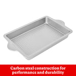 Betty Crocker Carbon Steel 16.5 x 9.75 x 2 Inch Roaster Pan