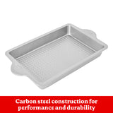 Betty Crocker Carbon Steel 16.5 x 9.75 x 2 Inch Roaster Pan
