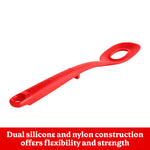 Betty Crocker Silicone 13 Inch Stirring Spoon, Red