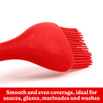 Betty Crocker Silicone 11 Inch Brush, Red