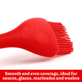 Betty Crocker Silicone 11 Inch Brush, Red