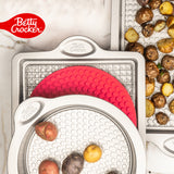 Betty Crocker Silicone 7 x 7 Inch Trivet, Red