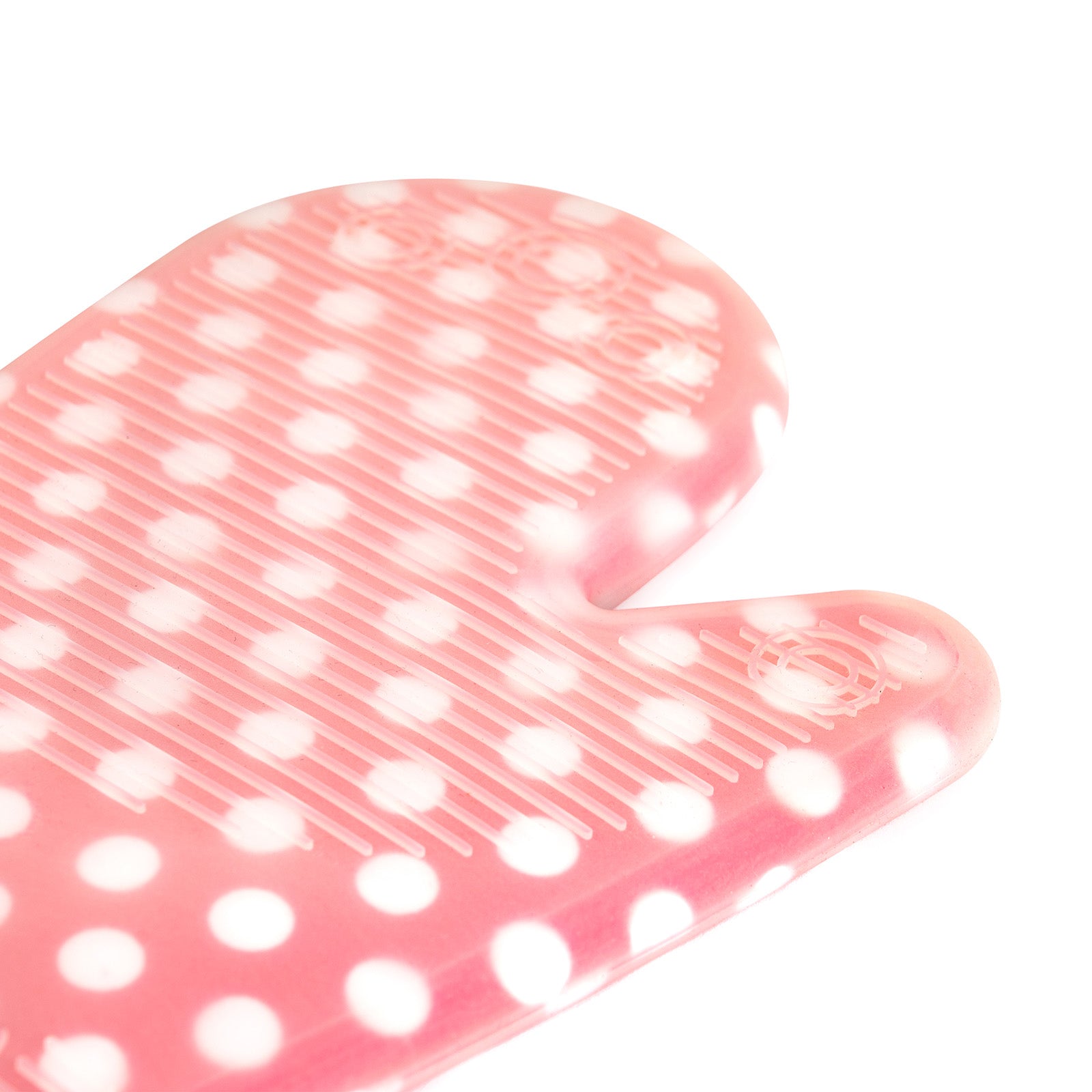 Betty Crocker Silicone Oven Mitt, Red w/White Polka Dots