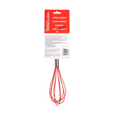 Betty Crocker Silicone Coated 10 Inch Whisk, Red/Stainless Steel