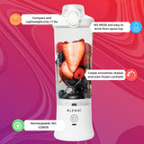 Blendi X 24 oz BPA-Free Rechargable Portable Blender, White