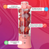 Blendi X 24 oz BPA-Free Rechargable Portable Blender, Pink