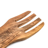 Berard Olive Wood Salad Serving Hands, 2 Piece Set