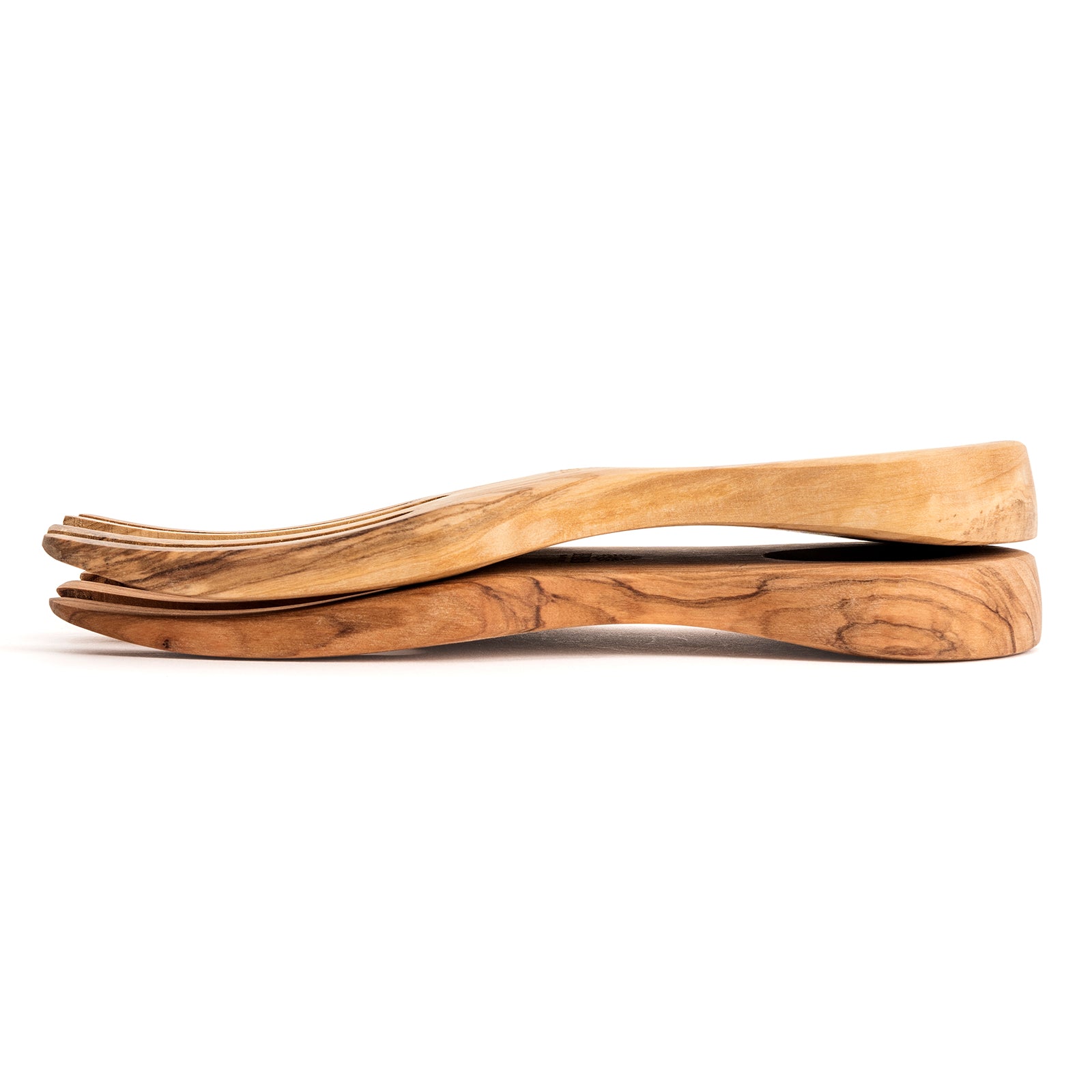 Berard Olive Wood Salad Serving Hands, 2 Piece Set