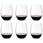 Riedel O Cabernet / Merlot Wine Tumbler, Set of 6 in Gift Box, Clear