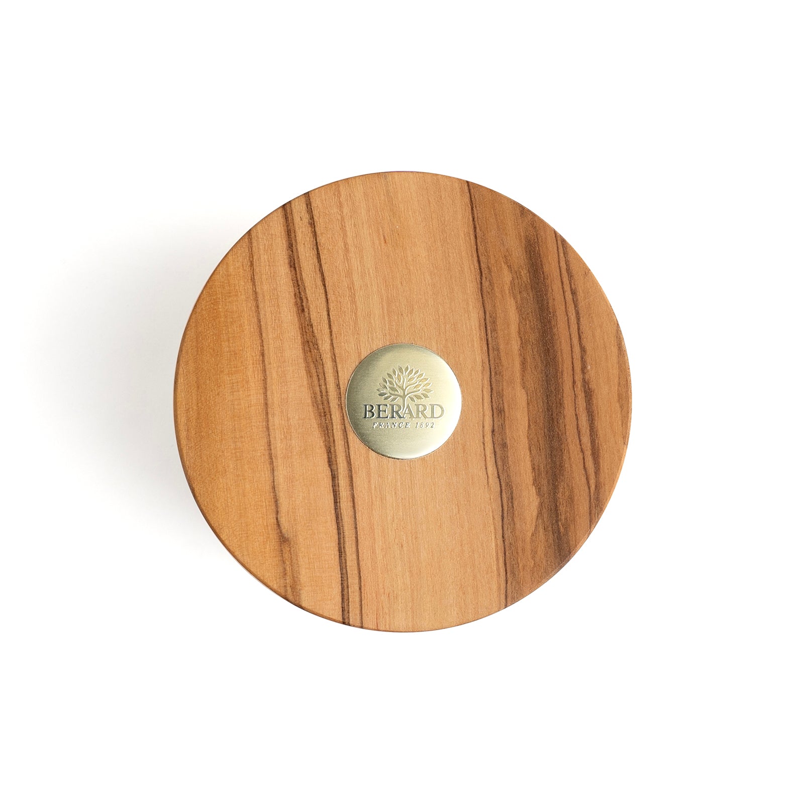 Berard France Olive Wood & Concrete Salt Keeper Box
