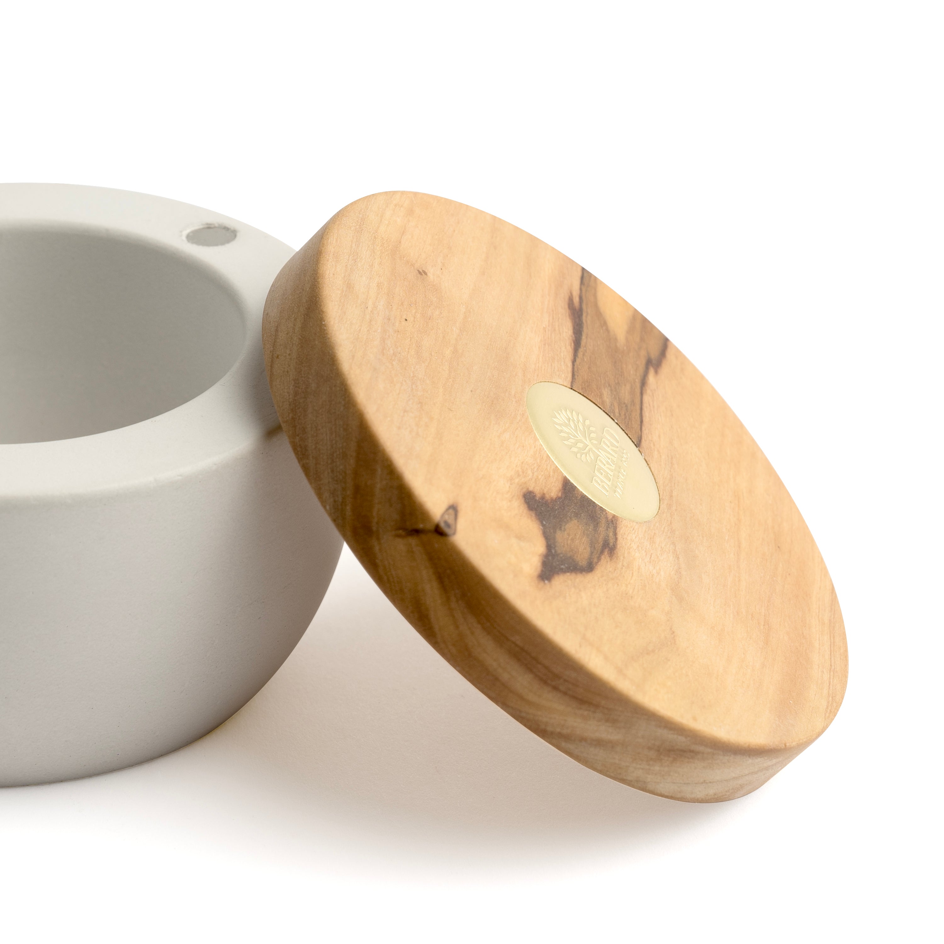 Berard Round Salt Keeper Millenari White