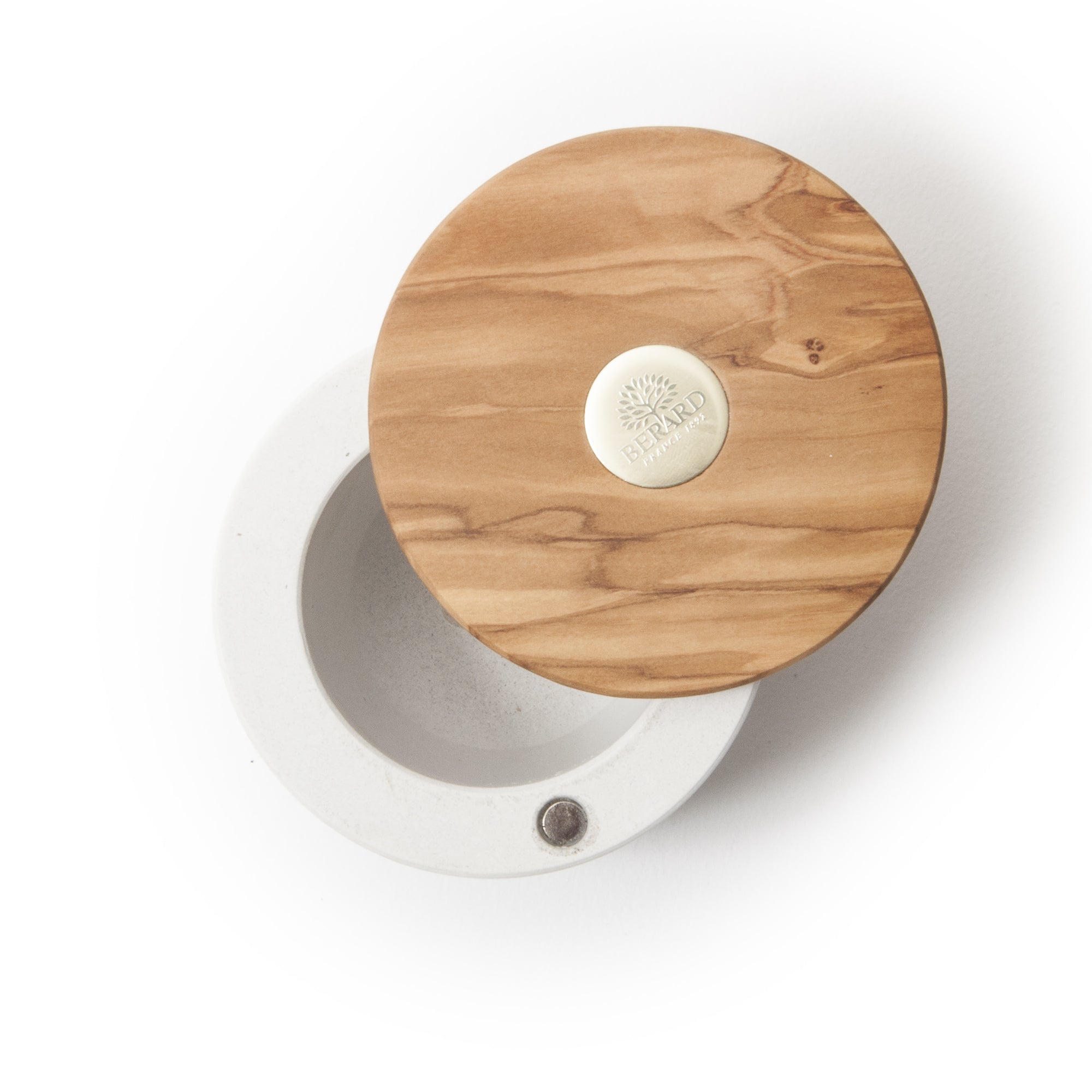 Berard Round Salt Keeper Millenari White