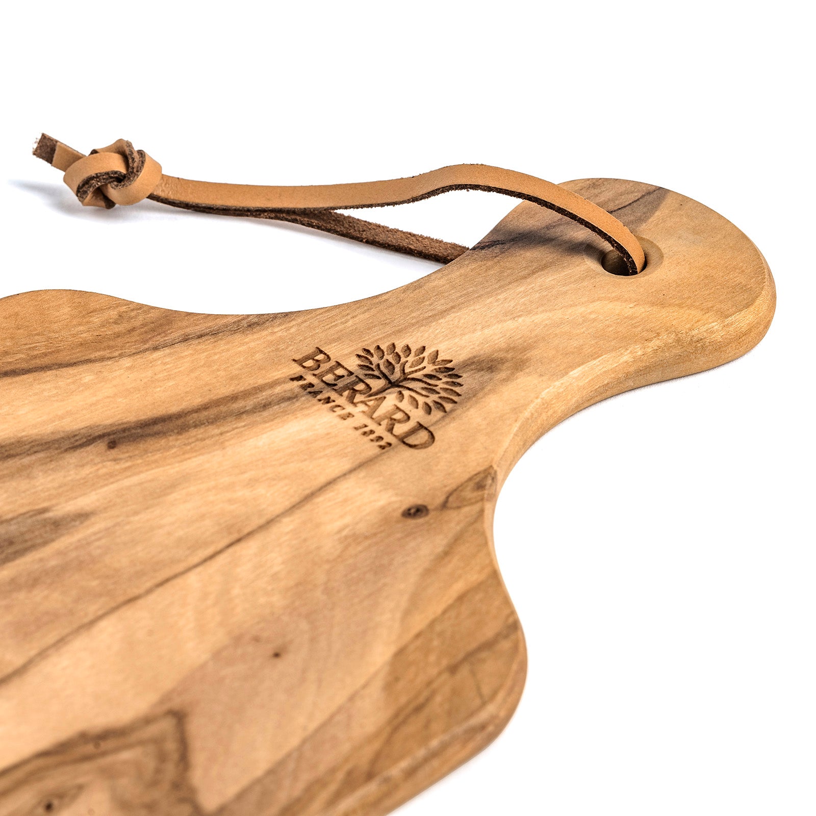 Berard Olivewood Handcrafted 8-Inch Cutting Board with Handle