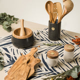Berard Olivewood Handcrafted 8-Inch Cutting Board with Handle