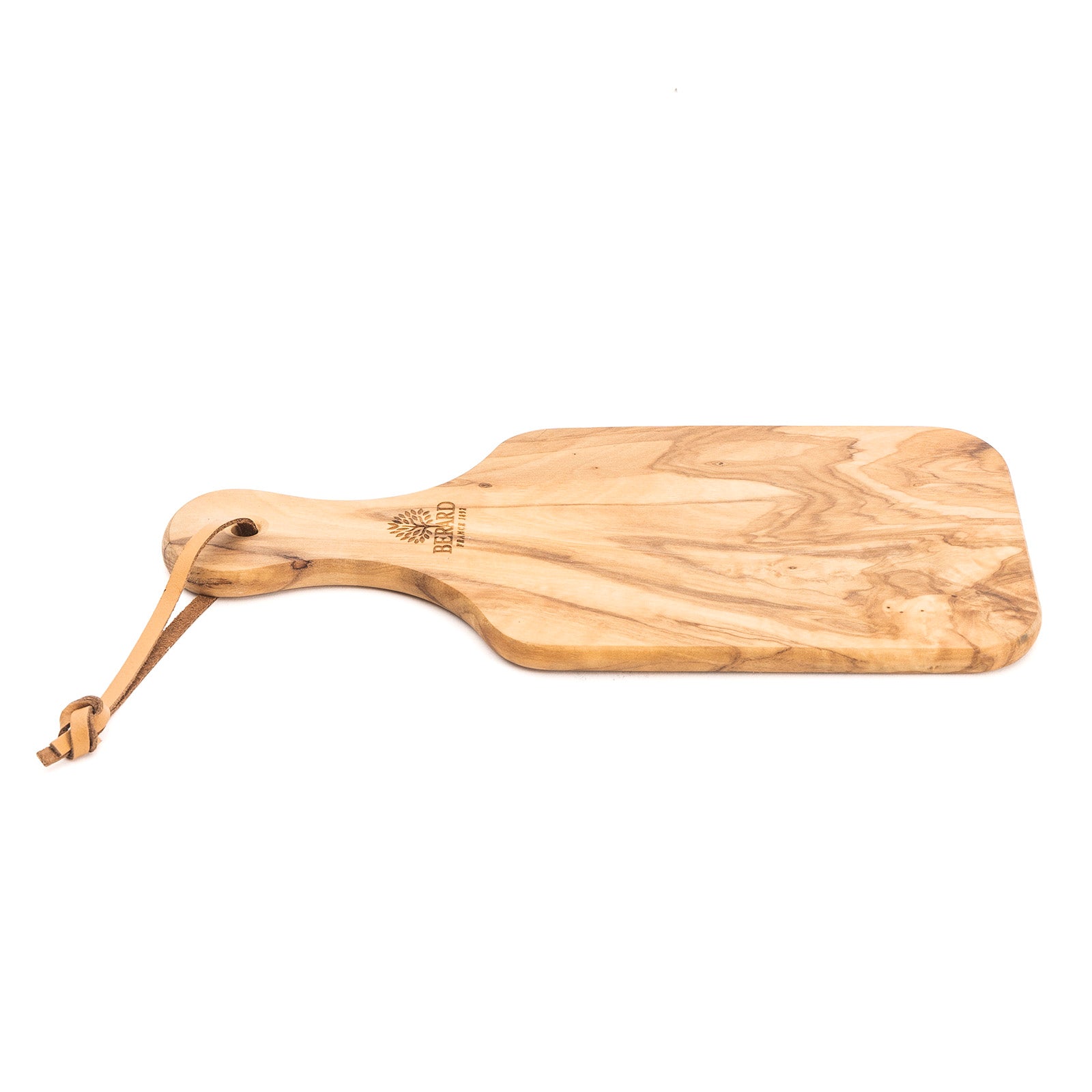 Berard Olivewood Handcrafted 11-Inch Cutting Board with Handle