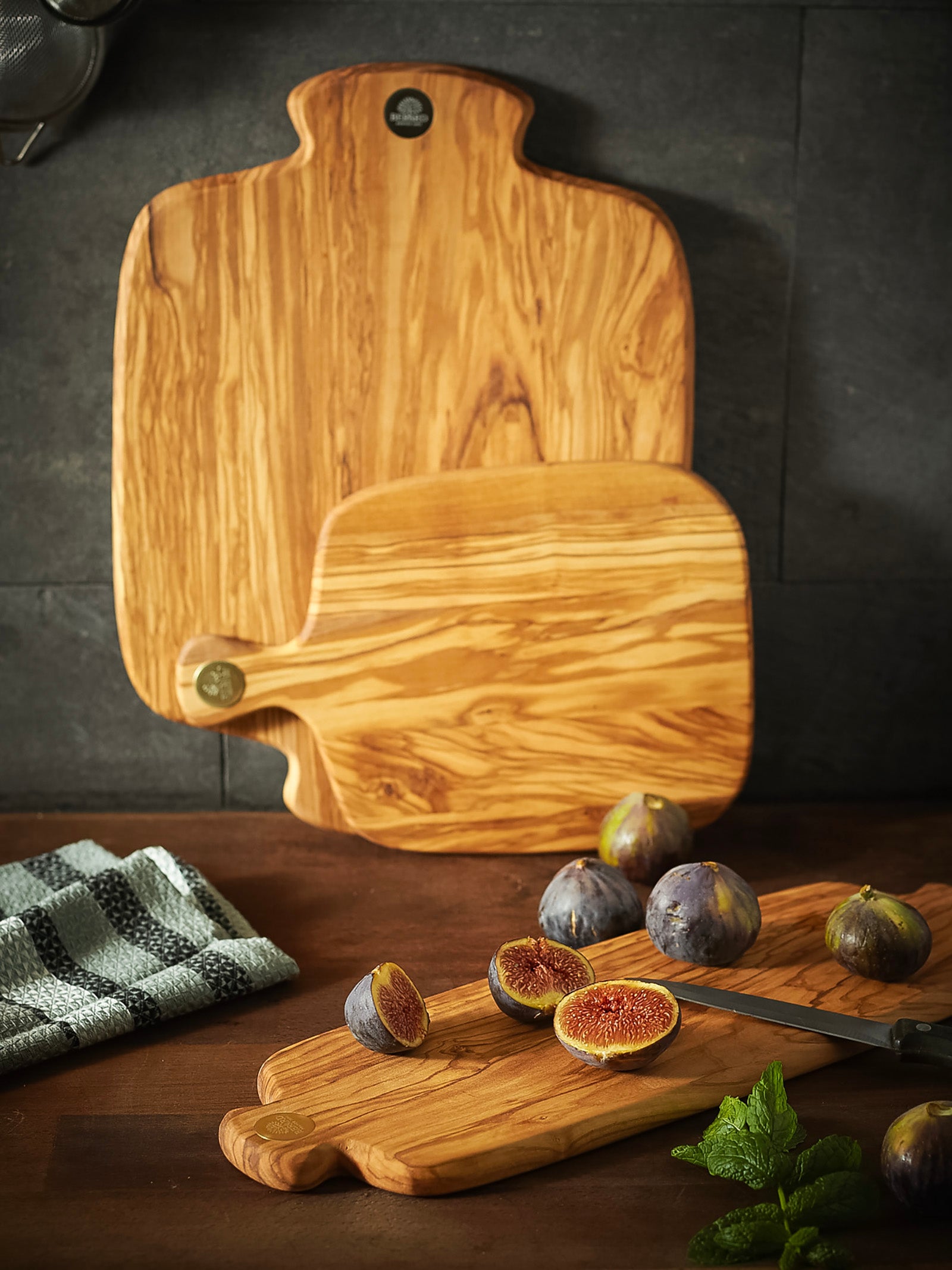 Berard Olive Wood Cutting Board, 16.5" x 5.5" x 0.75"