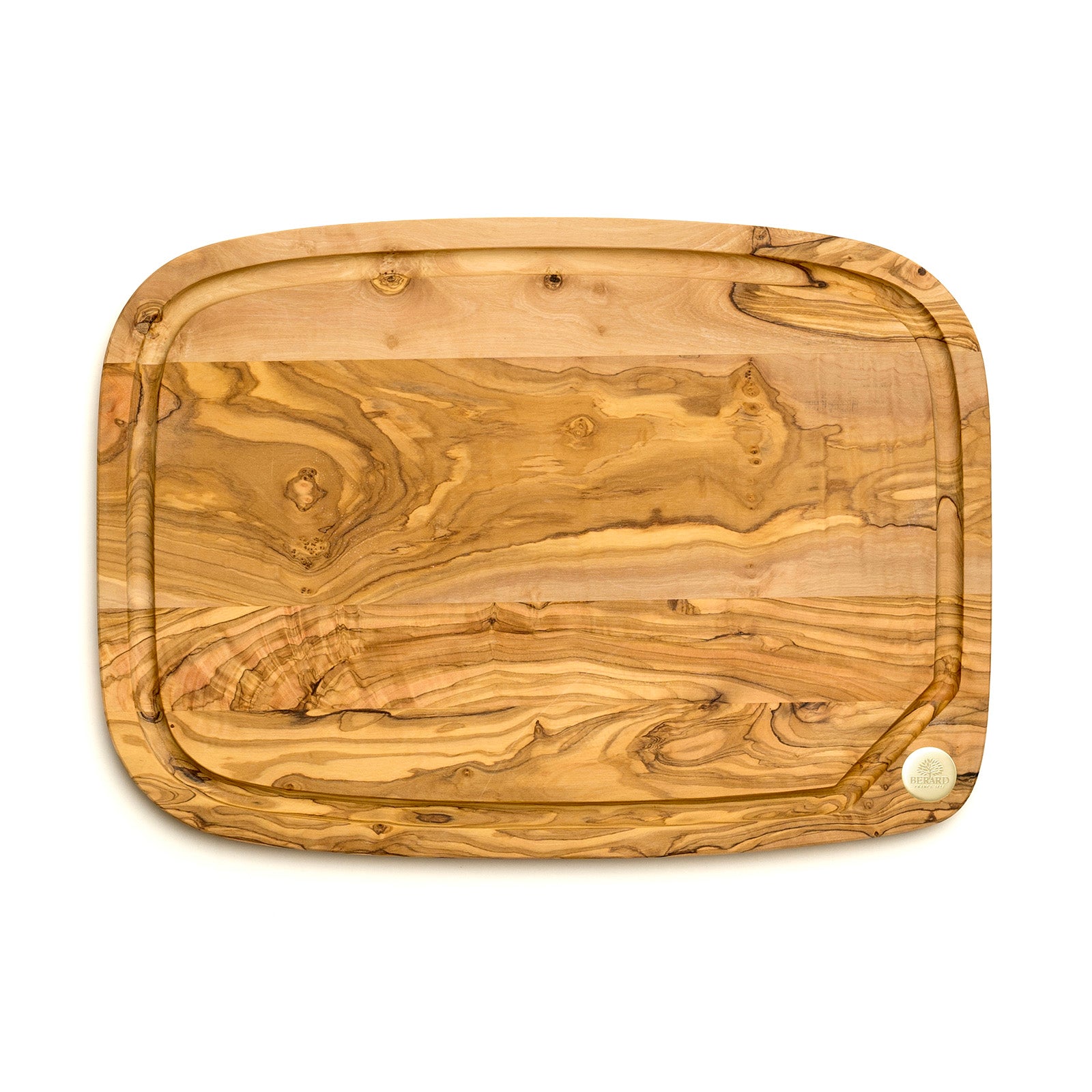 Berard Nerro Olivewood Chopping Board, 15.75 x 11.42 x 0.71 Inch