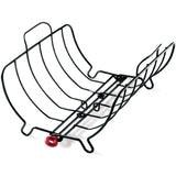 Cuisipro Roast & Serve Non-Stick Turkey and Poultry Roasting Rack, Black