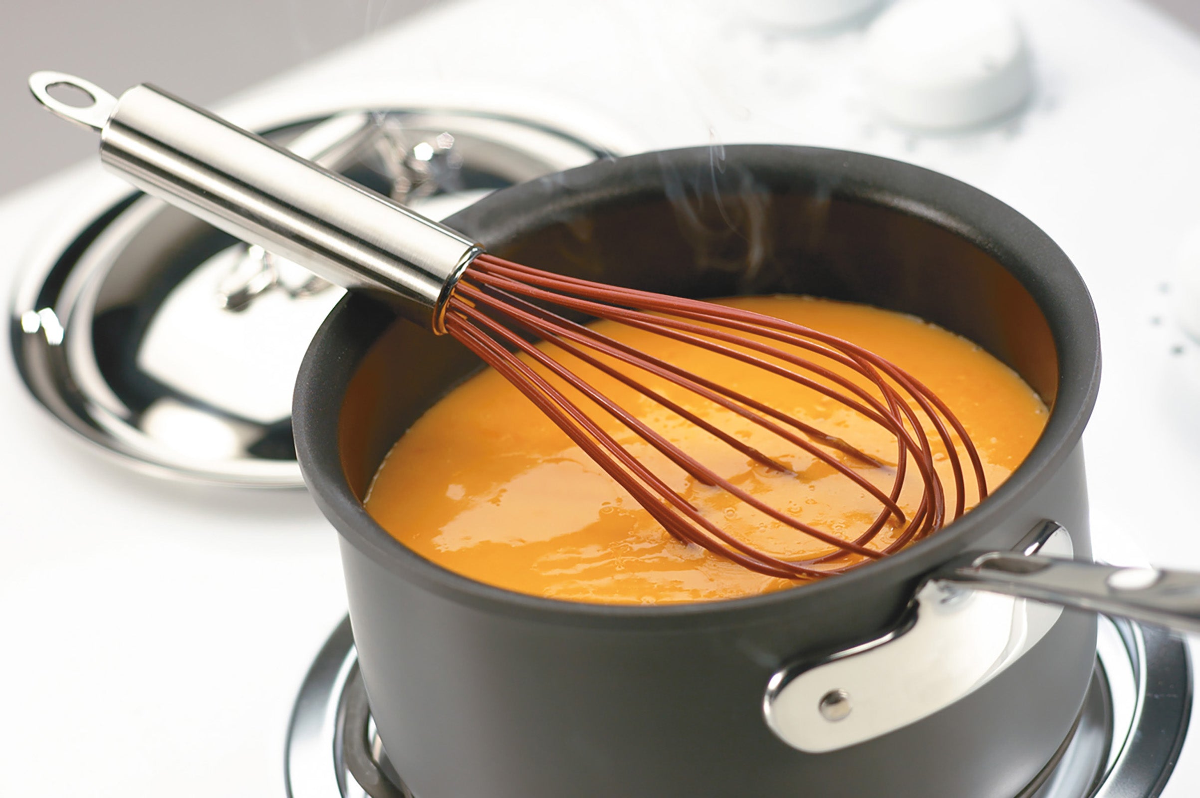 Cuisipro 10 Inch Silicone Balloon Whisk, Red