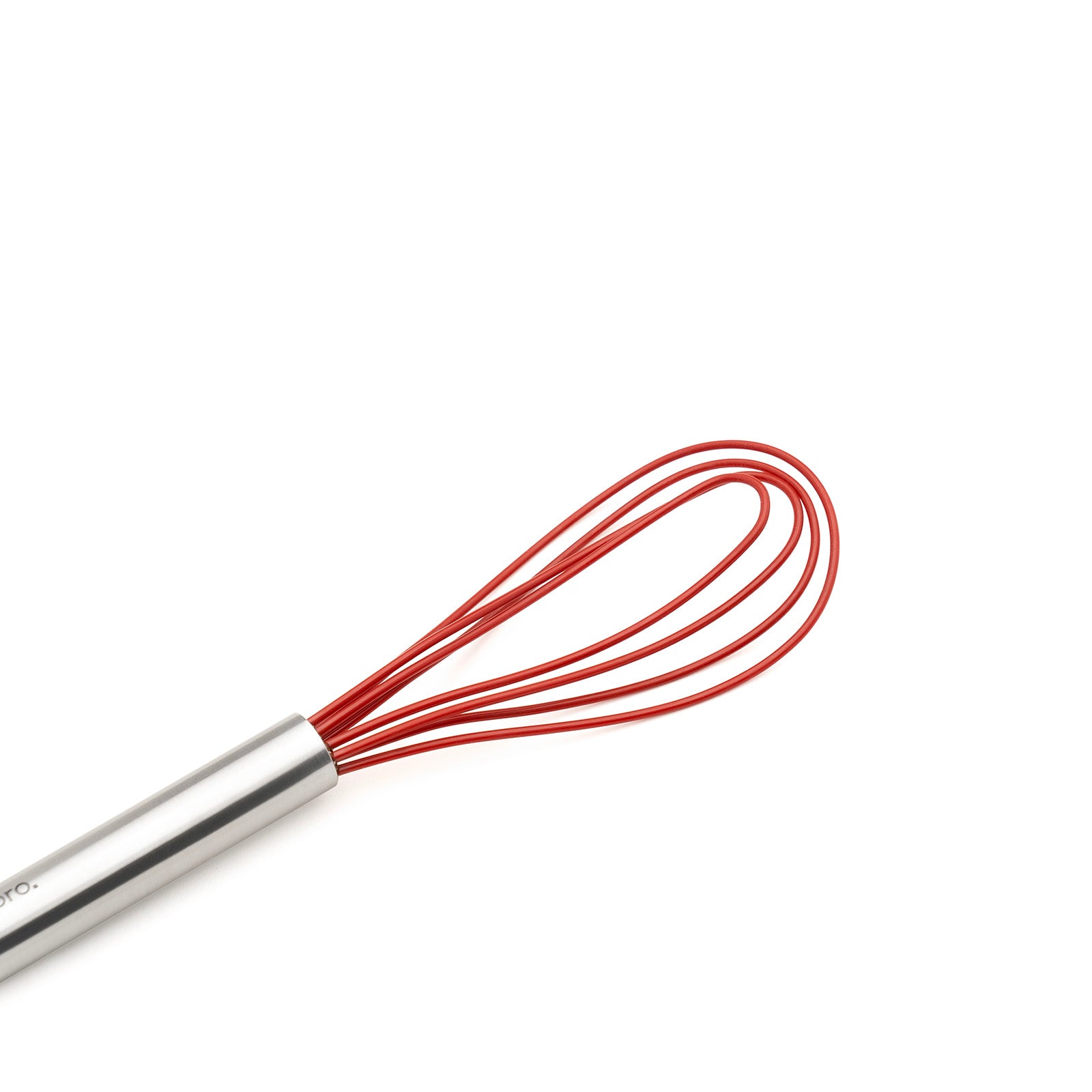 Cuisipro 8-Inch Silicone Flat Whisk, Red