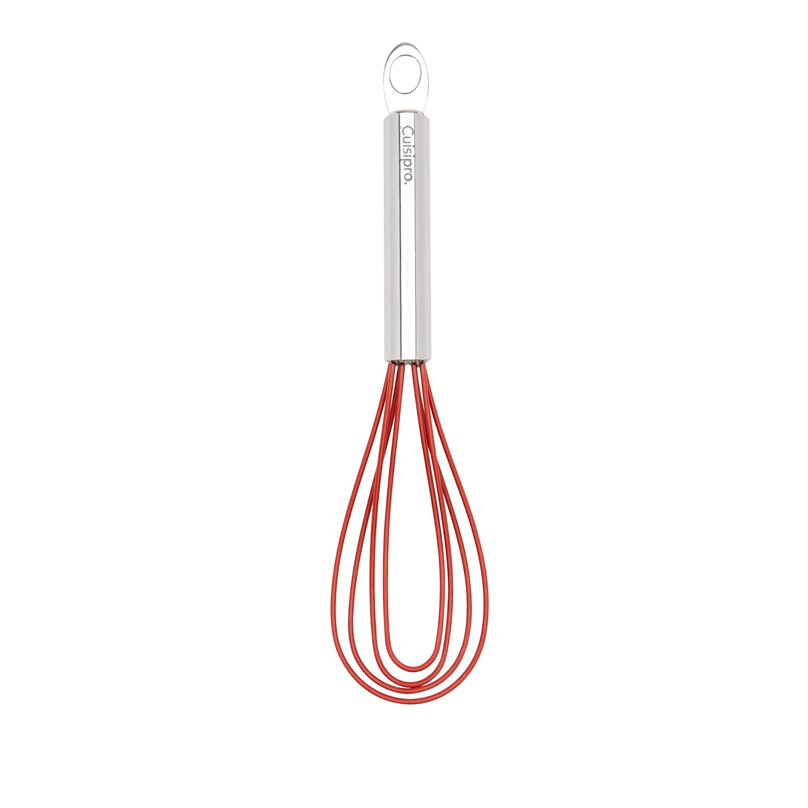 Cuisipro 8-Inch Silicone Flat Whisk, Red