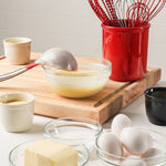 Cuisipro 10-Inch Silicone Egg Whisk, Red