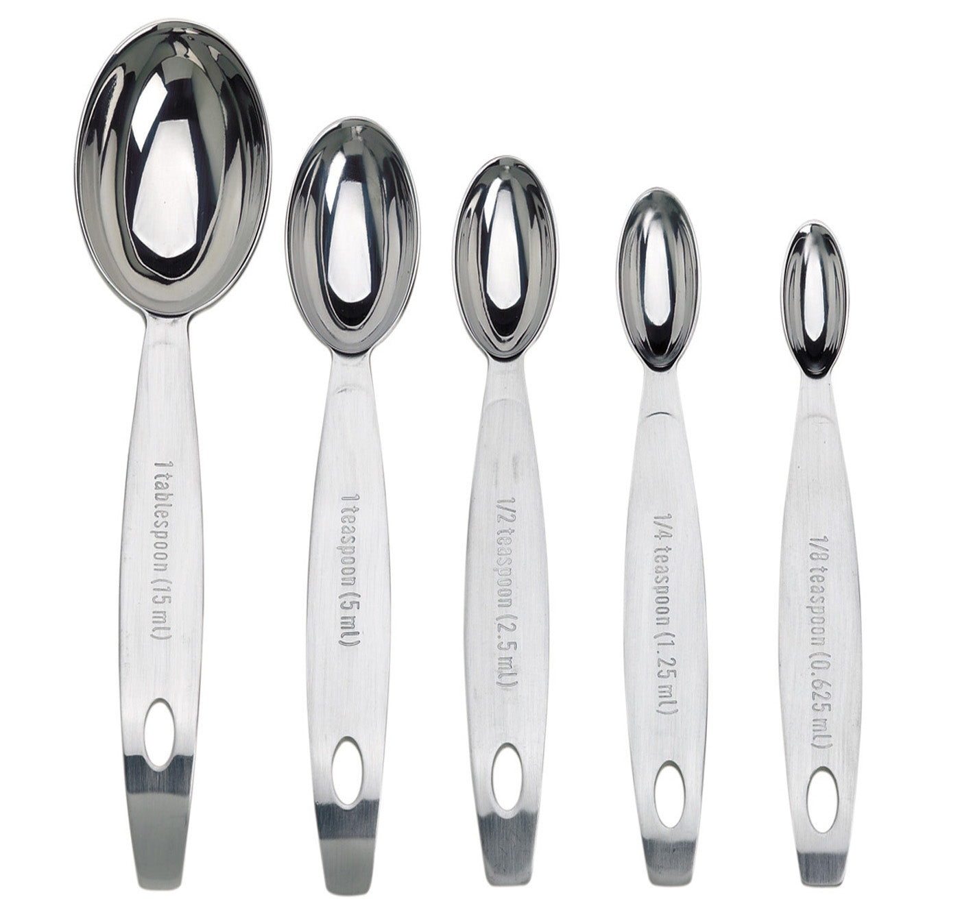 Cuisipro Stainless Steel Measuring Spoon Set, 5 Piece