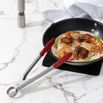 Cuisipro Silicone Mini Tongs, Red