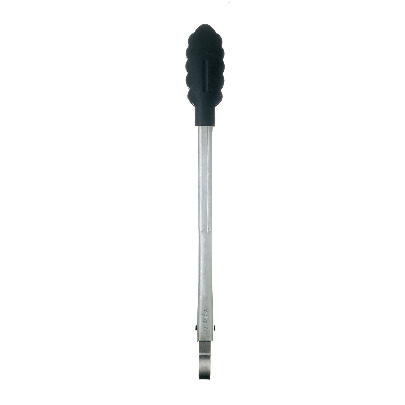 Cuisipro 9.5 Inch Silicone Locking Tongs, Black