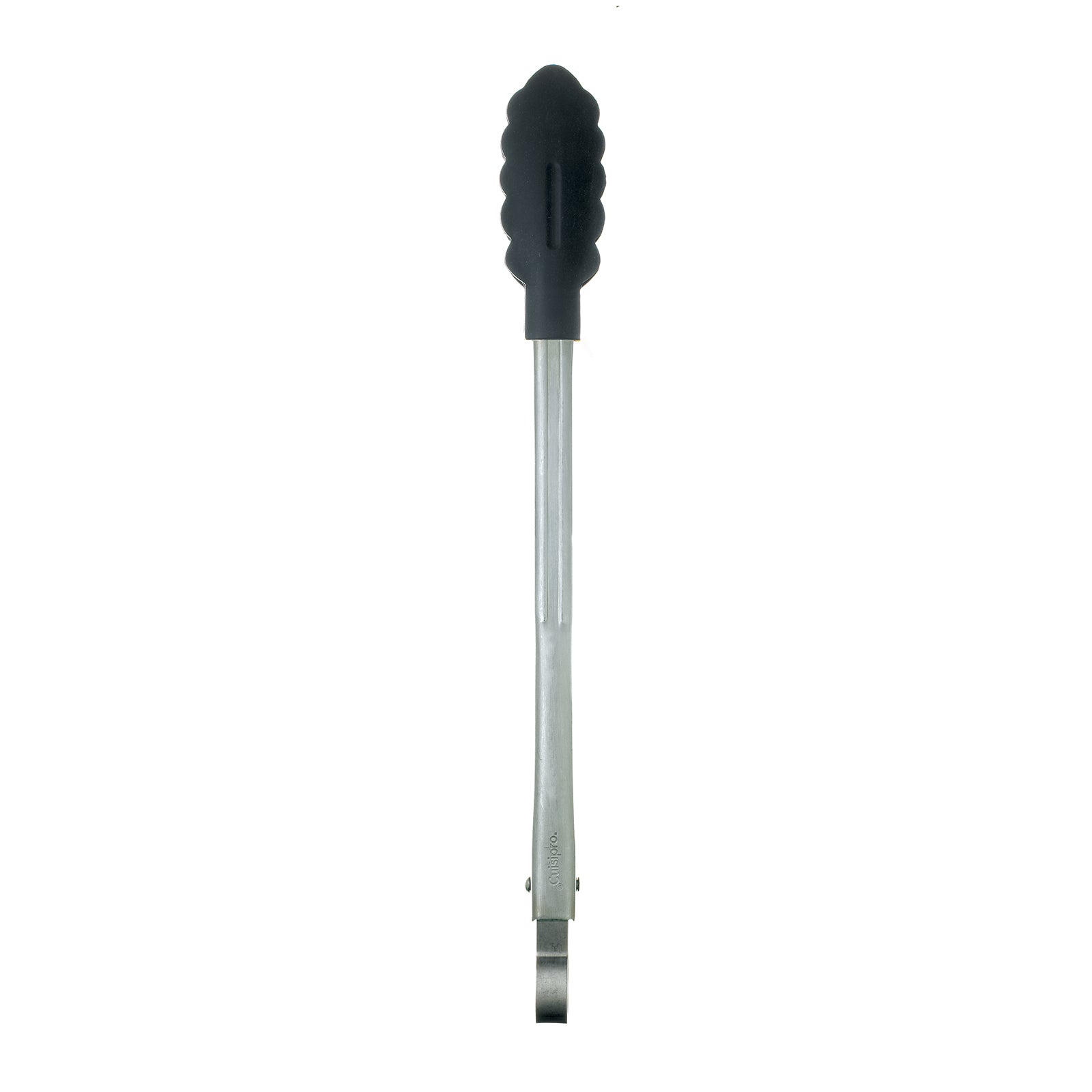 Cuisipro 12 Inch Silicone Locking Tongs, Black