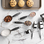 Cuisipro Stainless Steel Measuring Cup Set, 4 Piece
