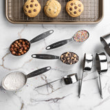 Cuisipro Stainless Steel Measuring Cup Set, 4 Piece