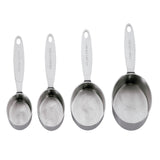 Cuisipro Stainless Steel Measuring Cup Set, 4 Piece