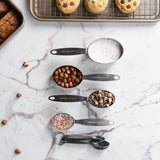 Cuisipro Stainless Steel Measuring Cup & Spoon Set