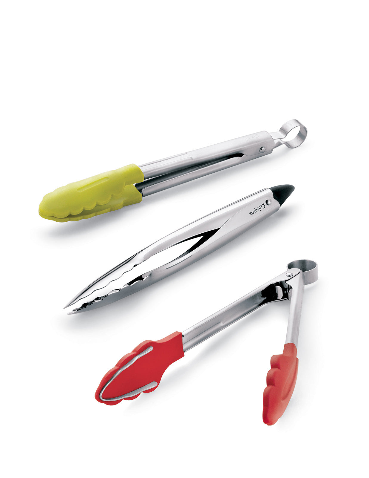 Cuisipro 9 Inch Tempo Tongs, Stainless Steel